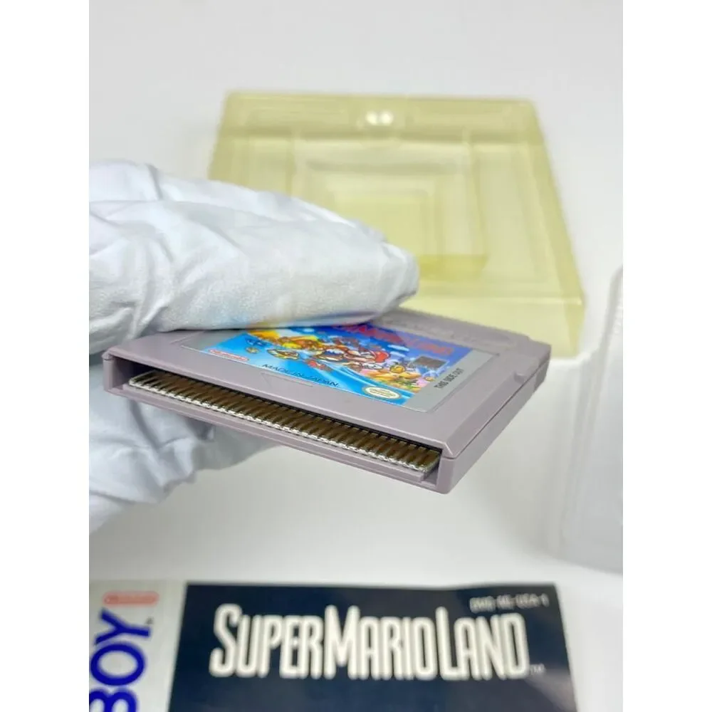 1989 Original Super Mario Land Gameboy Game w/ Original Box & Instruction Manual